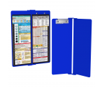 WhiteCoat Clipboard® Vertical - Blue Nursing Edition