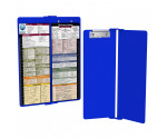 WhiteCoat Clipboard® Vertical - Blue Pharmacy Edition
