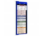 WhiteCoat Clipboard® Vertical - Blue Pharmacy Edition