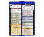 WhiteCoat Clipboard® Vertical - Blue Pharmacy Edition