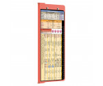 WhiteCoat Clipboard® Vertical - Coral Anesthesia Edition