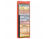 WhiteCoat Clipboard® Vertical - Coral Anesthesia Edition