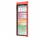 WhiteCoat Clipboard® Vertical - Coral Medical Edition
