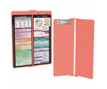 WhiteCoat Clipboard® Vertical - Coral Medical Edition