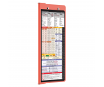 WhiteCoat Clipboard® Vertical - Coral Nursing Edition