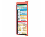 WhiteCoat Clipboard® Vertical - Coral Nursing Edition
