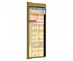 WhiteCoat Clipboard® Vertical - Tactical Brown Anesthesia Edition
