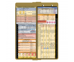 WhiteCoat Clipboard® Vertical - Tactical Brown Anesthesia Edition