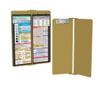 WhiteCoat Clipboard® Vertical - Tactical Brown Nursing Edition