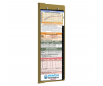 WhiteCoat Clipboard® Vertical - Tactical Brown Pediatric Edition