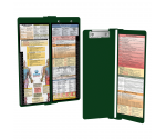 WhiteCoat Clipboard® Vertical - Green Physical Therapy Edition