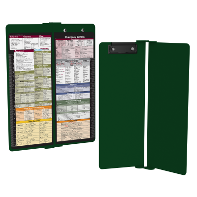 WhiteCoat Clipboard® Vertical - Green Pharmacy Edition