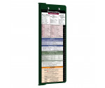 WhiteCoat Clipboard® Vertical - Green Pharmacy Edition