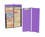 WhiteCoat Clipboard® Vertical - Lilac Anesthesia Edition