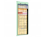 WhiteCoat Clipboard® Vertical - Mint Anesthesia Edition