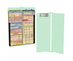 WhiteCoat Clipboard® Vertical - Mint Anesthesia Edition