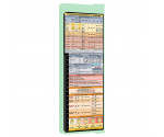 WhiteCoat Clipboard® Vertical - Mint Anesthesia Edition