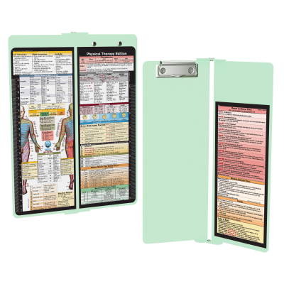 WhiteCoat Clipboard® Vertical - Mint Physical Therapy Edition