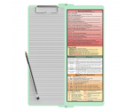 WhiteCoat Clipboard® Vertical - Mint Physical Therapy Edition