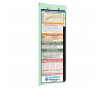 WhiteCoat Clipboard® Vertical - Mint Pediatric Edition