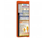 WhiteCoat Clipboard - Vertical - Orange EMT Edition