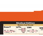 WhiteCoat Clipboard - Vertical - Orange Medical Edition