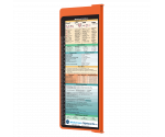 WhiteCoat Clipboard - Vertical - Orange Medical Edition