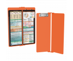 WhiteCoat Clipboard - Vertical - Orange Medical Edition