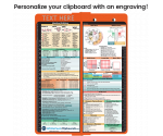 WhiteCoat Clipboard - Vertical - Orange Medical Edition