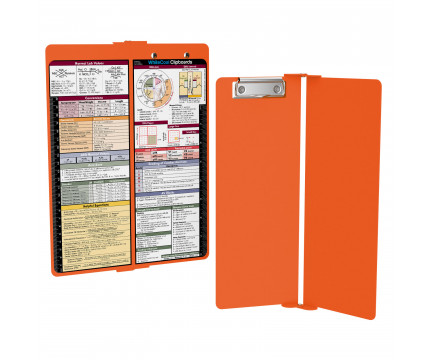 WhiteCoat Clipboard - Vertical - Orange Medical Edition