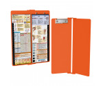 WhiteCoat Clipboard® Vertical - Orange Nursing Edition
