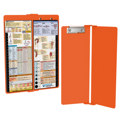 WhiteCoat Clipboard® Vertical - Orange Nursing Edition