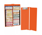 WhiteCoat Clipboard® - Vertical - Orange Pediatric Edition