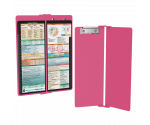 WhiteCoat Clipboard® Vertical - Pink Medical Edition