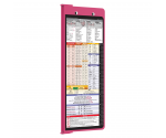 WhiteCoat Clipboard® Vertical - Pink Nursing Edition
