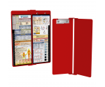 WhiteCoat Clipboard® Vertical - Red EMT Edition