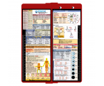 WhiteCoat Clipboard® Vertical - Red EMT Edition