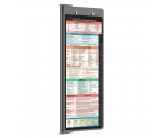 WhiteCoat Clipboard® Vertical - Silver Occupational Therapy Edition