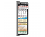 WhiteCoat Clipboard® Vertical - Silver Physical Therapy Edition