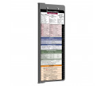 WhiteCoat Clipboard® Vertical - Silver Pharmacy Edition
