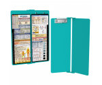 WhiteCoat Clipboard® Vertical - Teal EMT Edition