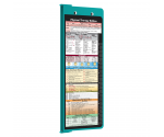 WhiteCoat Clipboard® Vertical - Teal Physical Therapy Edition