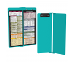 WhiteCoat Clipboard® Vertical - Teal Pharmacy Edition