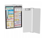 WhiteCoat Clipboard® Vertical - White Nursing Edition