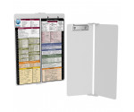 WhiteCoat Clipboard® Vertical - White Pharmacy Edition