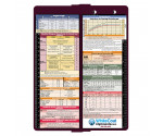 WhiteCoat Clipboard® Vertical - Wine Pediatric Edition