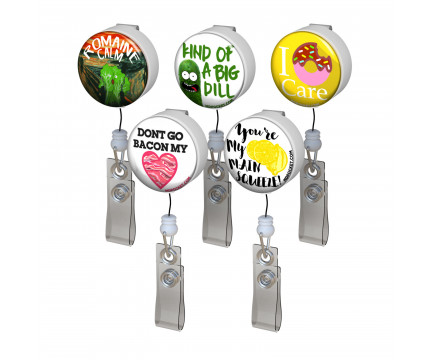 Punny Food Badge Reel Pack