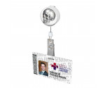 Vintage Skull Diagram Button Badge Reel 