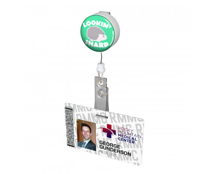 Lookin Sharp Button Badge Reel