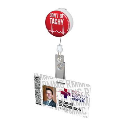 Don't Be Tachy Button Badge Reel